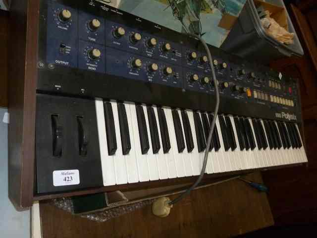 Appraisal: A KORG POLYSIX SYNTHESISER KEYBOARD