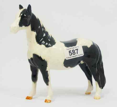 Appraisal: Beswick Piebald Pinto Pony Badly restored ear