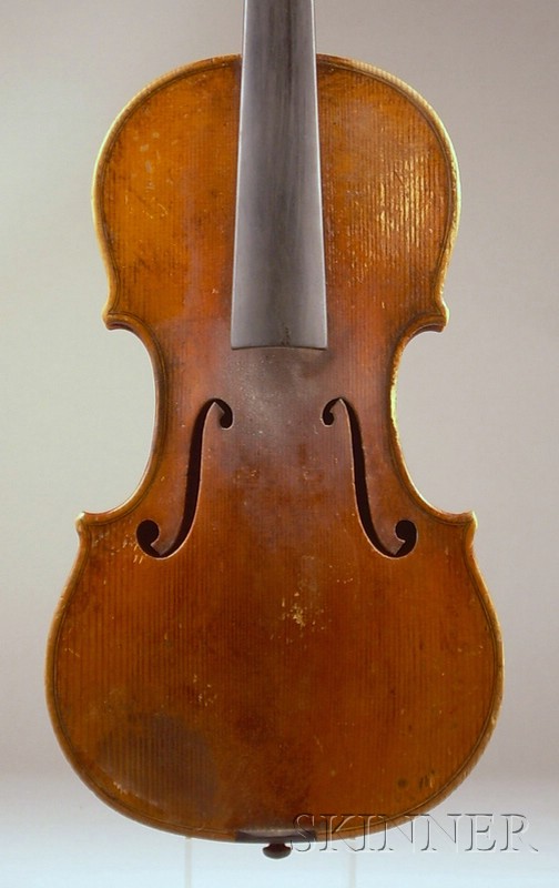 Appraisal: Markneukirchen Violin c labeled ANTONIO SALERI FECIT NOVA EGLISE MADE