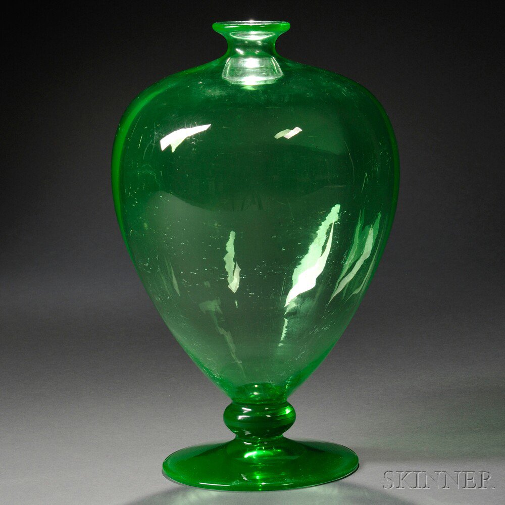 Appraisal: Italian Art Glass Vase Attributed to Venini by Victorio Zecchin