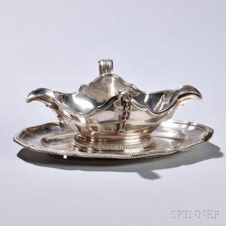 Appraisal: French Silver Sauceboat Paris second quarter th century Georges Falkenberg