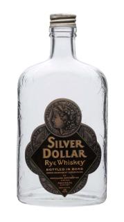 Appraisal: Silver Dollar Rye Whiskey Bottle Paper label Nice image Excellent