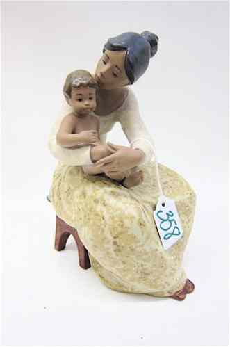 Appraisal: LLADRO PORCELAIN FIGURINE ''The Greatest Love '' Height '' The