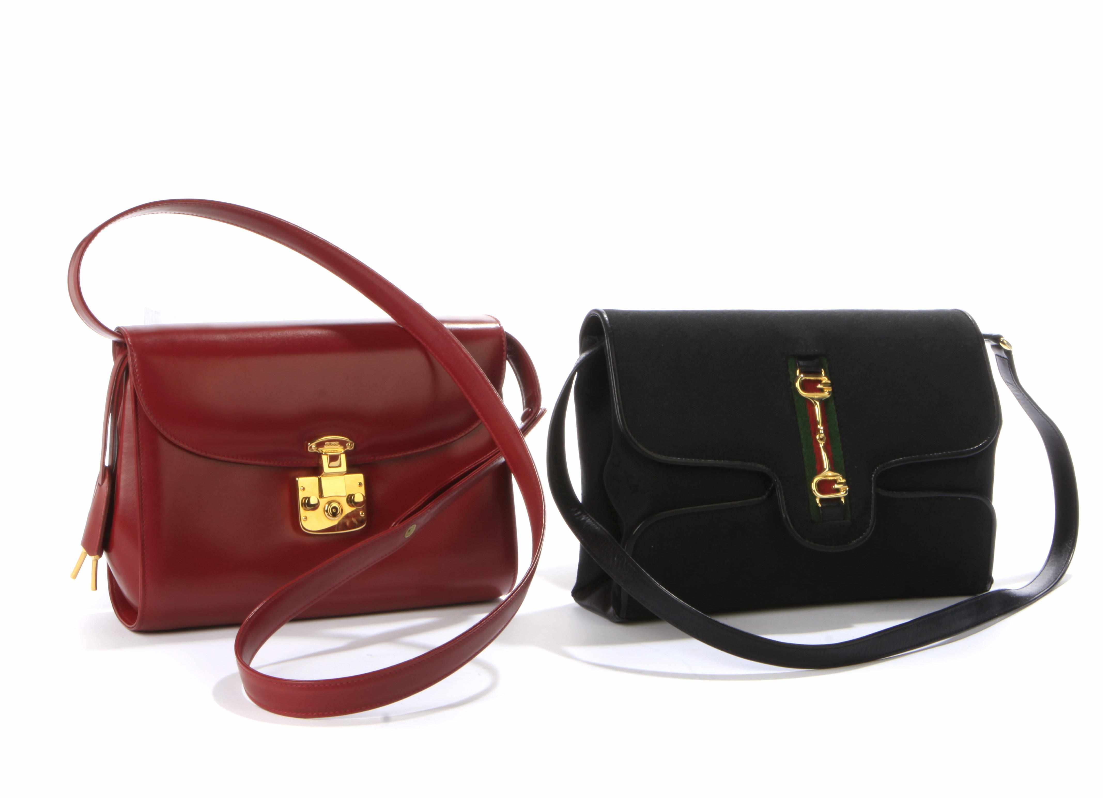 Appraisal: Designer Fashions and AccessoriesProperty of Various Owners Two Gucci purses