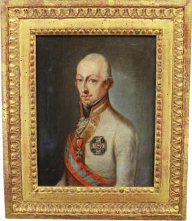 Appraisal: th C Portrait of F Kaiser Ferdinand I Austria th