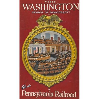 Appraisal: PENNSYLVANIA RAILROAD POSTER ORIGINAL ARTWORK Condition Report