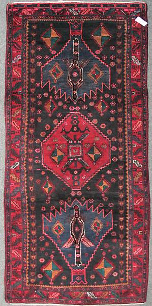 Appraisal: A Kurdish rug size approximately ft in x ft in