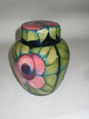 Appraisal: A MOORCROFT POTTERY GINGER JAR date mark for tube lined