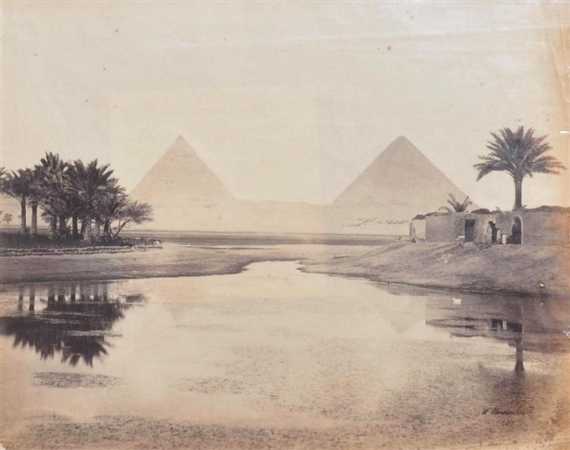 Appraisal: HAMMERSCHMIDT Wilhelm Egypt Lot of views Albumin prints Circa One