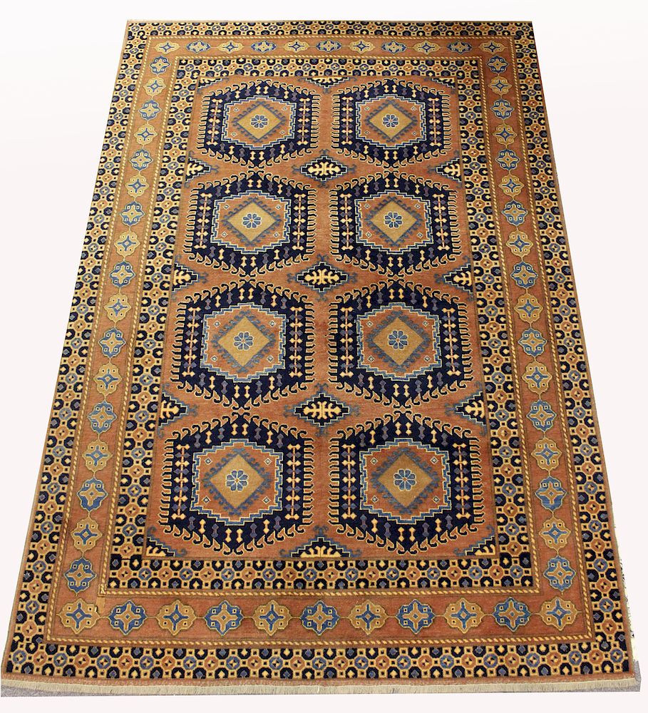 Appraisal: Semi-Antique Persian Rug Semi-Antique Persian Rug One small patch repair