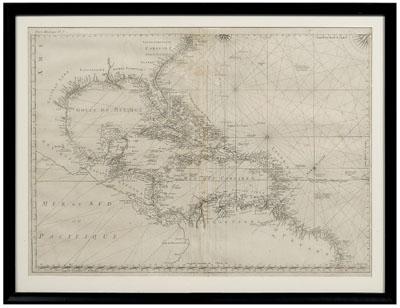 Appraisal: th century map of the Americas Plate of quot Ocean