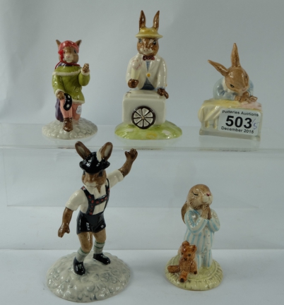 Appraisal: A collection of Royal Doulton Bunnykins to include Romeo DB