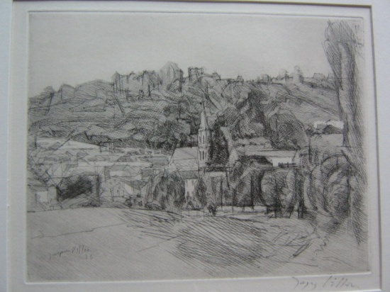 Appraisal: JACQUES VILLON Chevreuse Etching and drypoint x mm x inches