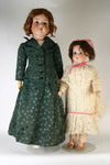 Appraisal: DOLLS - Lot of two A M bisque swivel head