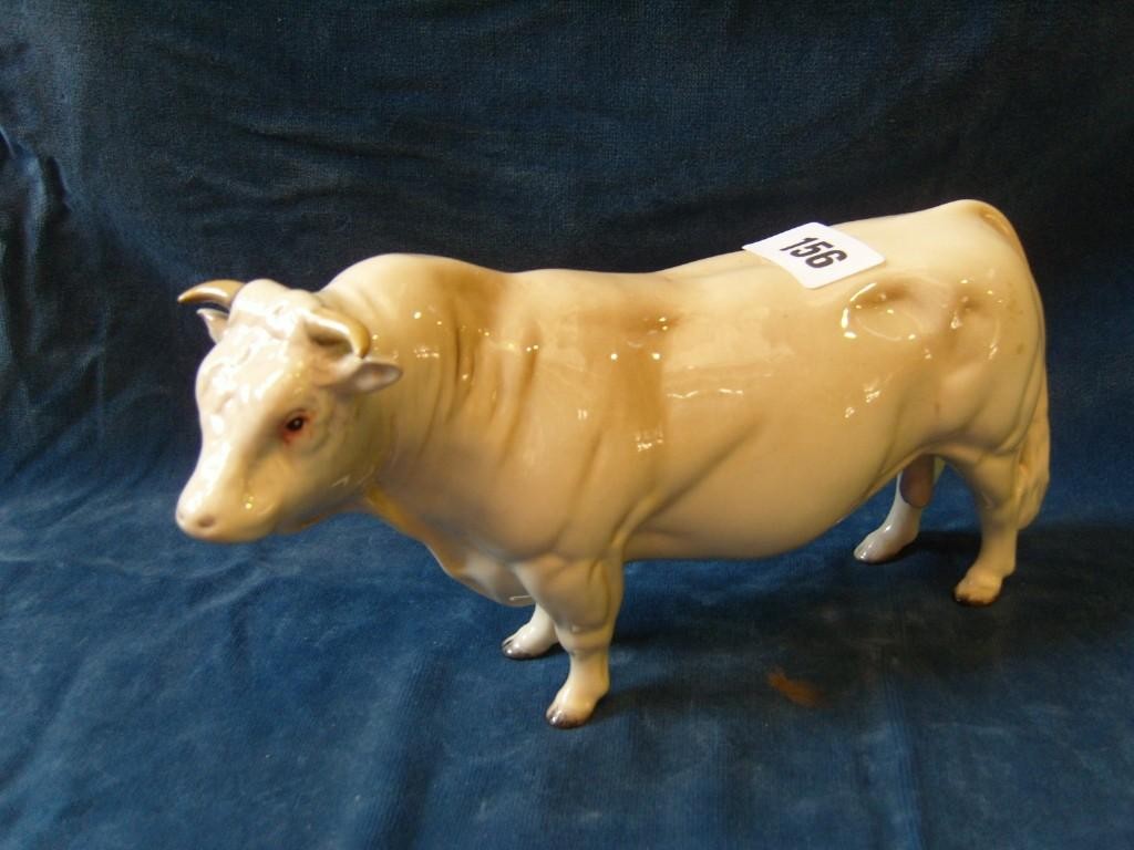 Appraisal: A Beswick model of a Charolais bull -