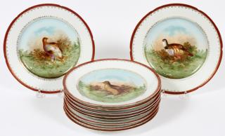 Appraisal: IMPERIAL PSL AUSTRIAN FINE BONE CHINA PLATES IMPERIAL PSL AUSTRIAN