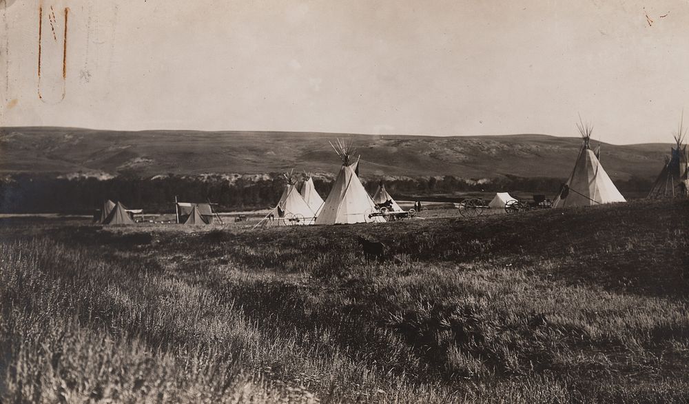 Appraisal: Edward Curtis Untitled Edward Curtis' Camp Edward S Curtis -