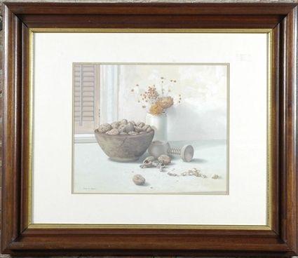 Appraisal: After Rudy de Reynd Still Life with Walnuts Reproduction print