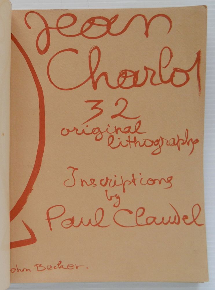 Appraisal: Jean Charlot lithographs Jean Charlot American - - Picture Book