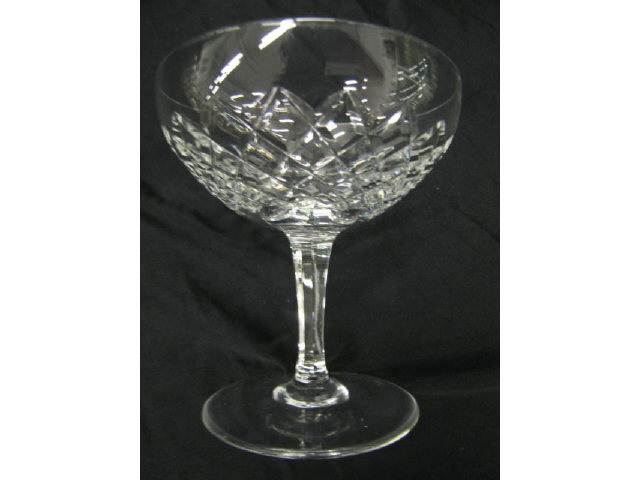 Appraisal: Set of Webb Cut Crystal Wines