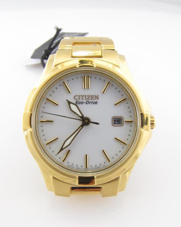 Appraisal: A lady's Citizen Eco Drive wristwatch new in box gold