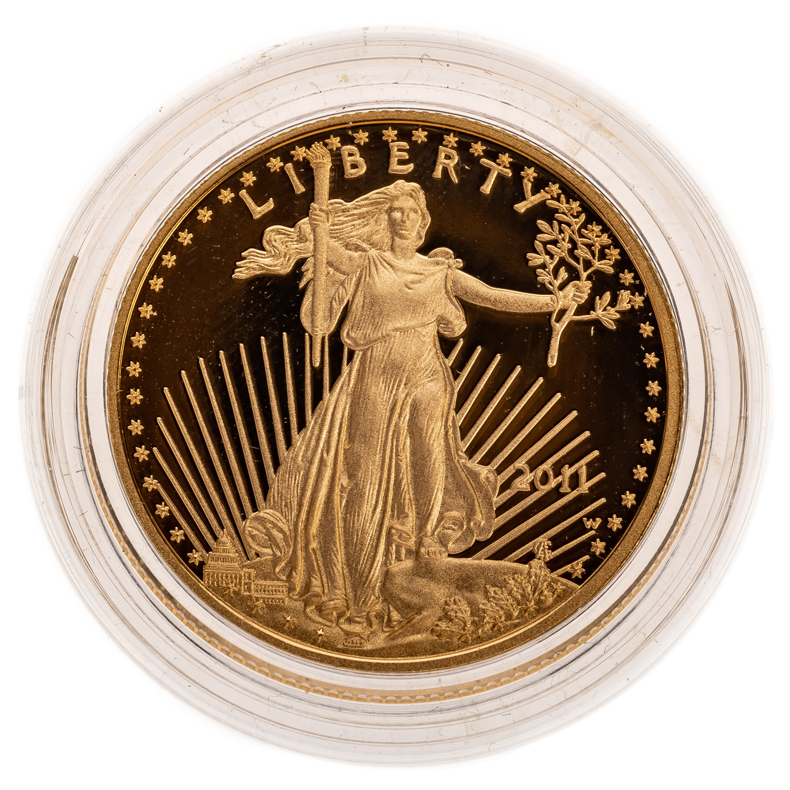 Appraisal: -W OZ GOLD PROOF AMERICAN EAGLE In the original US