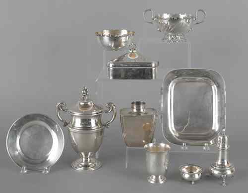 Appraisal: Collection of sterling silver tablewares ozt