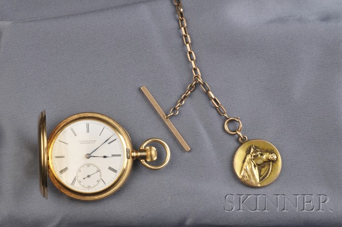 Appraisal: Antique kt Gold Hunting Case Pocket Watch Patek Philippe retailed