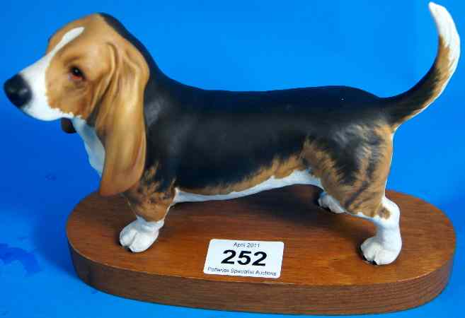 Appraisal: Beswick Connoiseur Model Of A Bassett Hound B