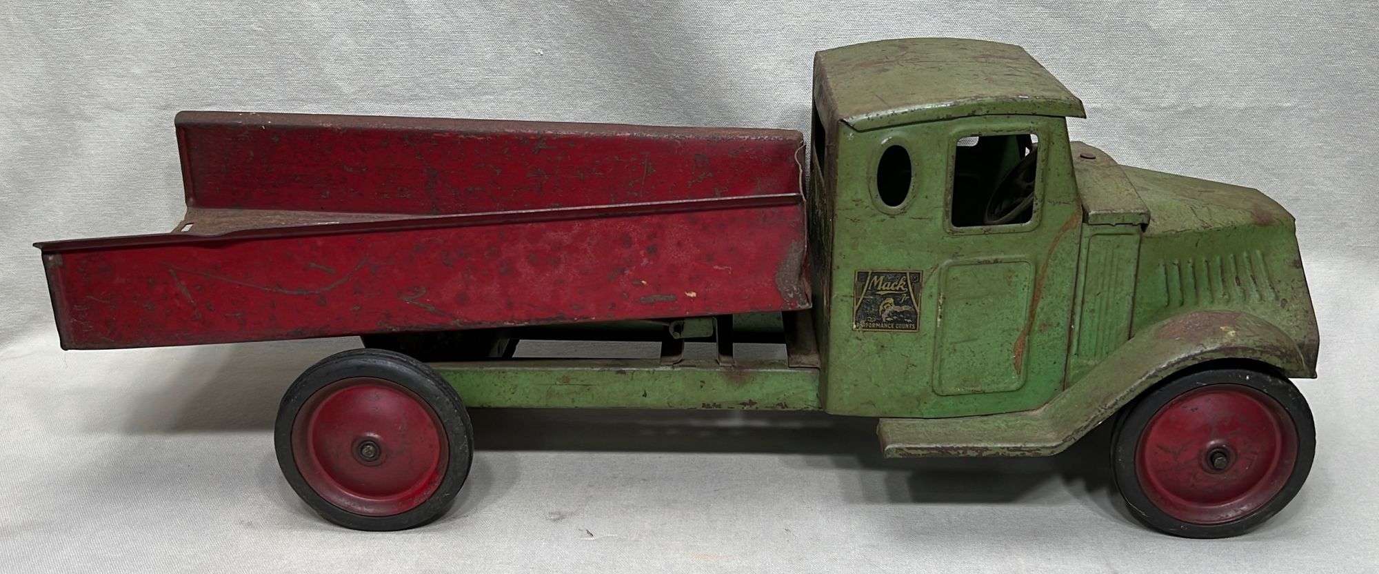 Appraisal: Steelcraft Mack pressed steel dump truck toyearly th century appx