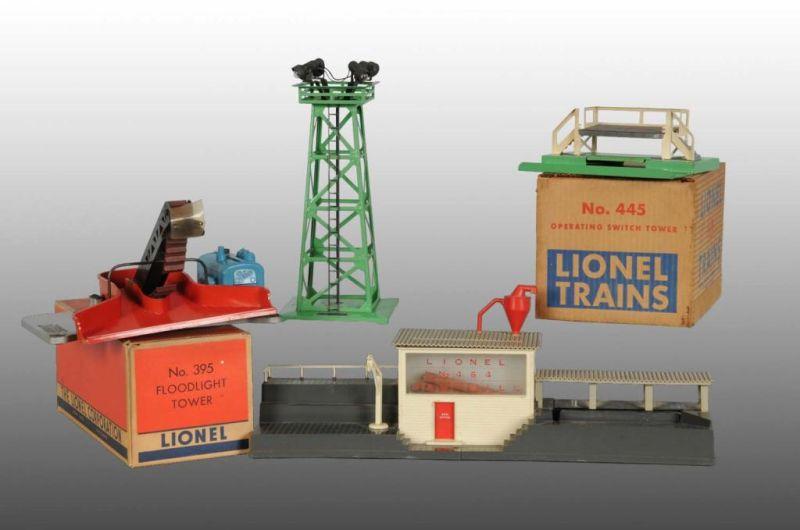 Appraisal: Lot of Lionel Railroad Accessories Description Post-war Includes eight pieces