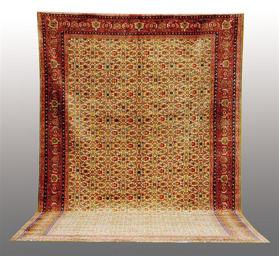 Appraisal: Persian Herati carpet ' x ' Provenance From a South