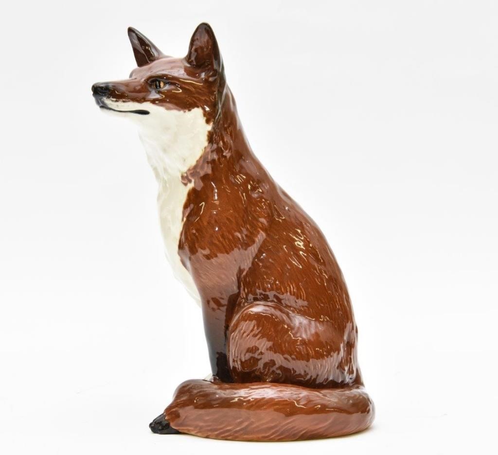 Appraisal: Beswick seated fox model issued - h x w x