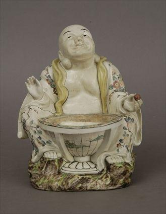 Appraisal: Chinese Porcelain Budai Figure Decorated in the Kakiemon Style Globe