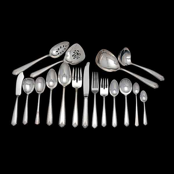 Appraisal: Westmorland Lady Hilton Sterling Flatware American ca - A -piece