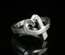 Appraisal: A Tiffany Co Sterling Silver Ring A sterling silver open