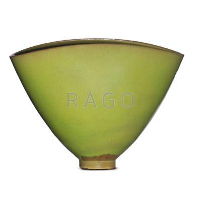 Appraisal: OTTO NATZLER - GERTRUD NATZLER - Pillow vase apple green