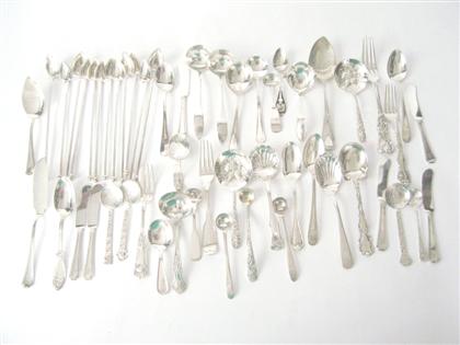 Appraisal: Miscellaneous sterling silver flatware th century