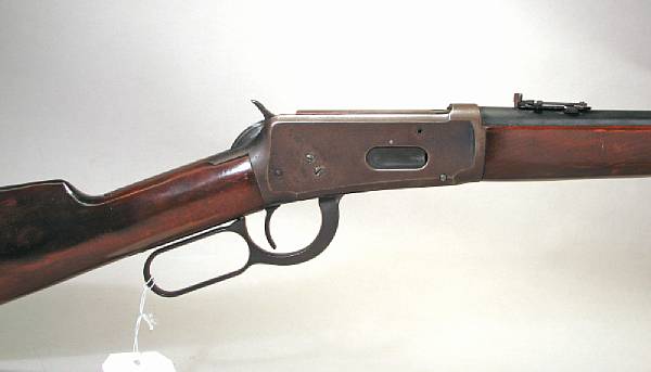 Appraisal: A Winchester Model saddle ring carbine Serial no for W