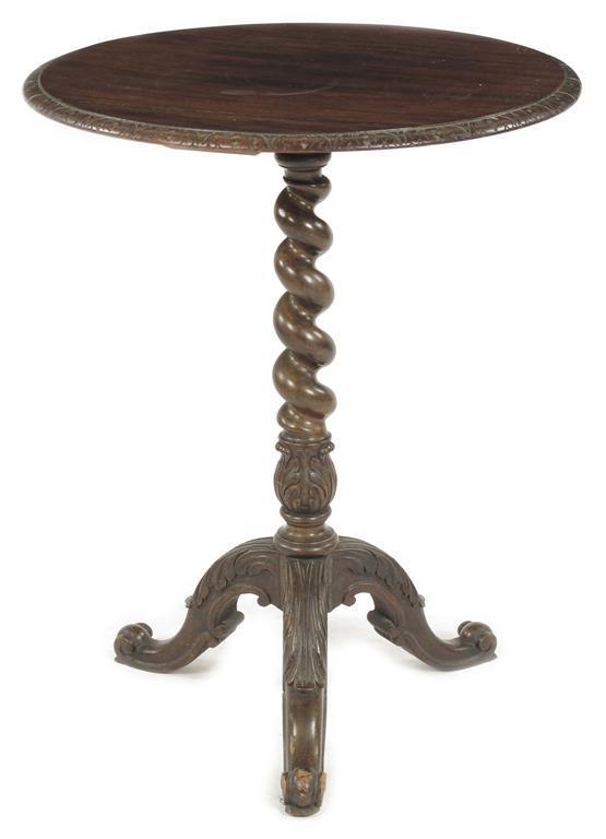 Appraisal: A Victorian tripod table