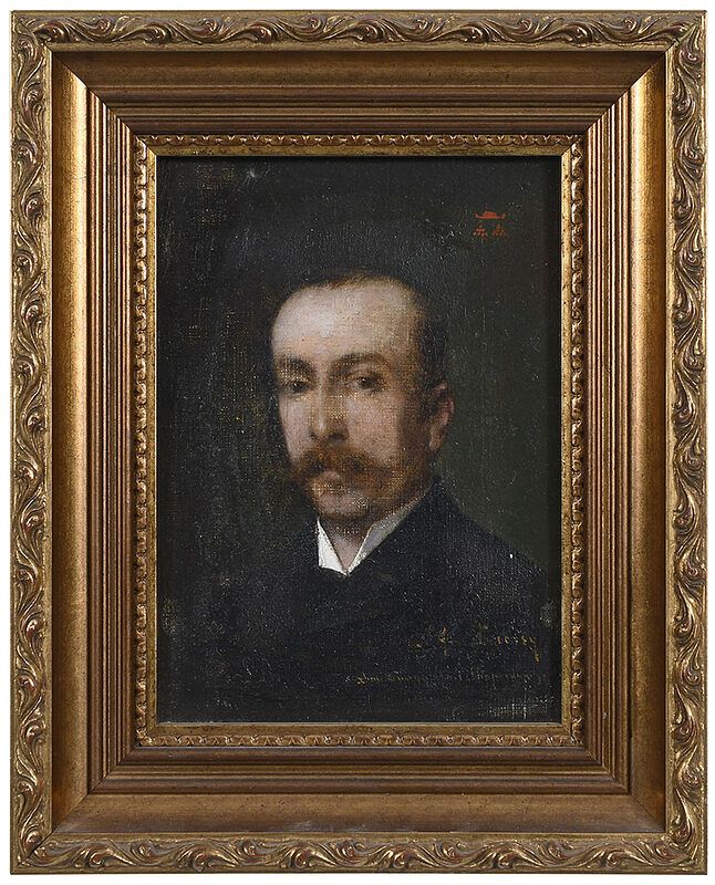 Appraisal: British or European School th century Portrait of a Man