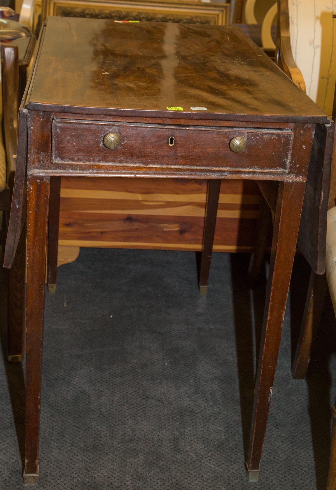 Appraisal: George III mahogany Pembroke table