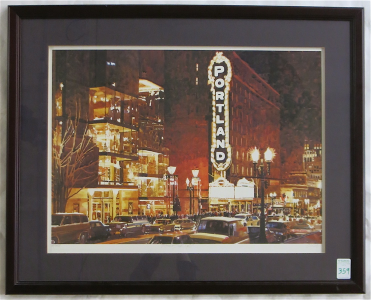 Appraisal: GENE EUGENE GILL LIMITED EDITION PRINT Portland OR th Century