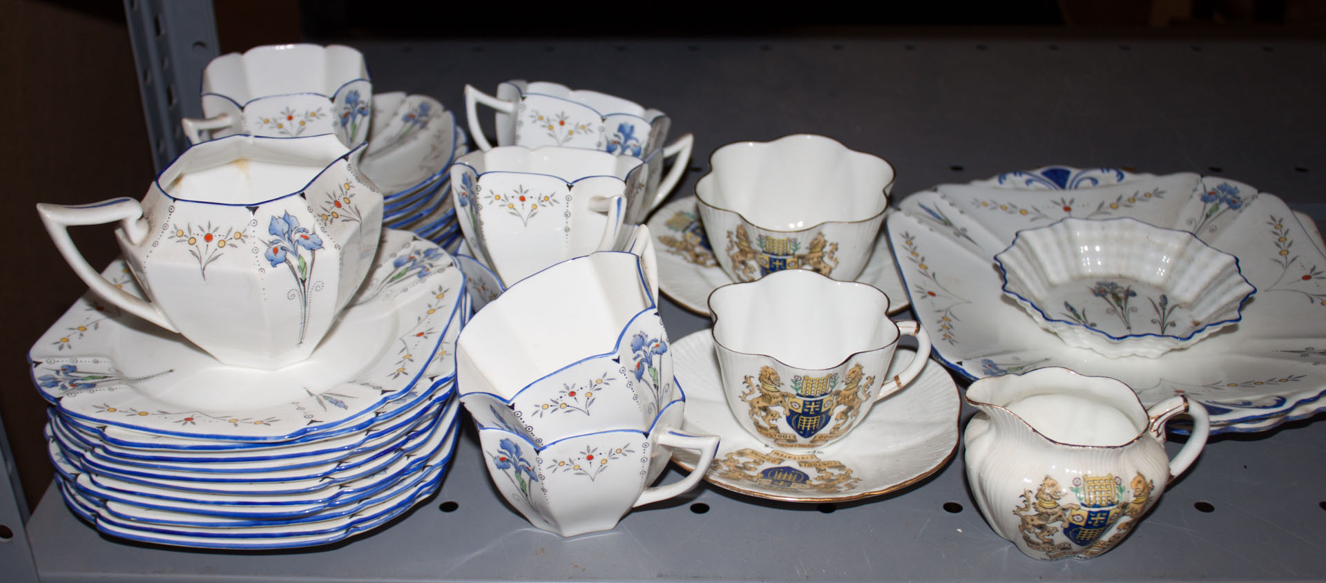 Appraisal: Assortment of china including Westminster England cups saucers and creamer