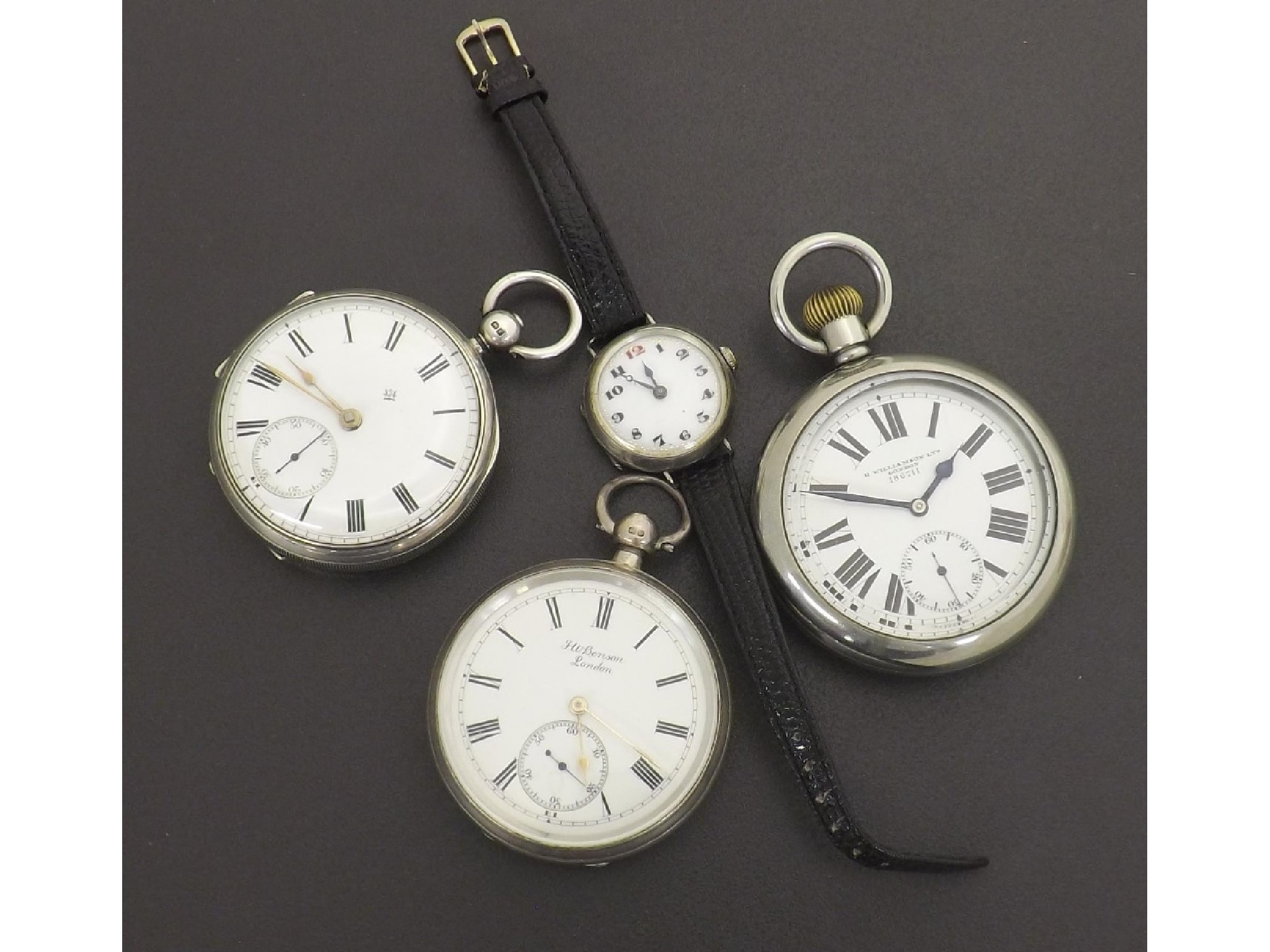 Appraisal: J W Benson The Ludgate Watch silver pocket watch London