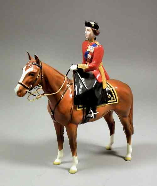 Appraisal: A Beswick pottery equestrian figure - ''HM Queen Elizabeth II