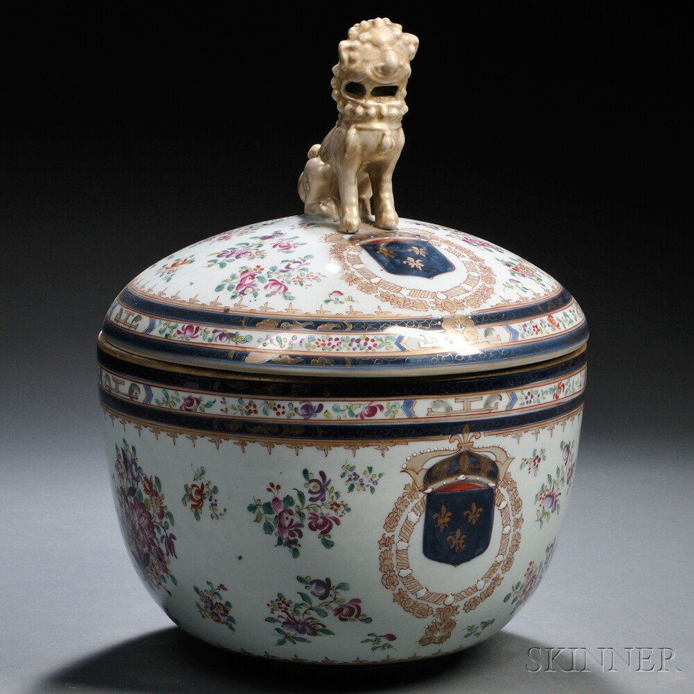 Appraisal: Samson Porcelain Covered Urn in the Chinese Style France th