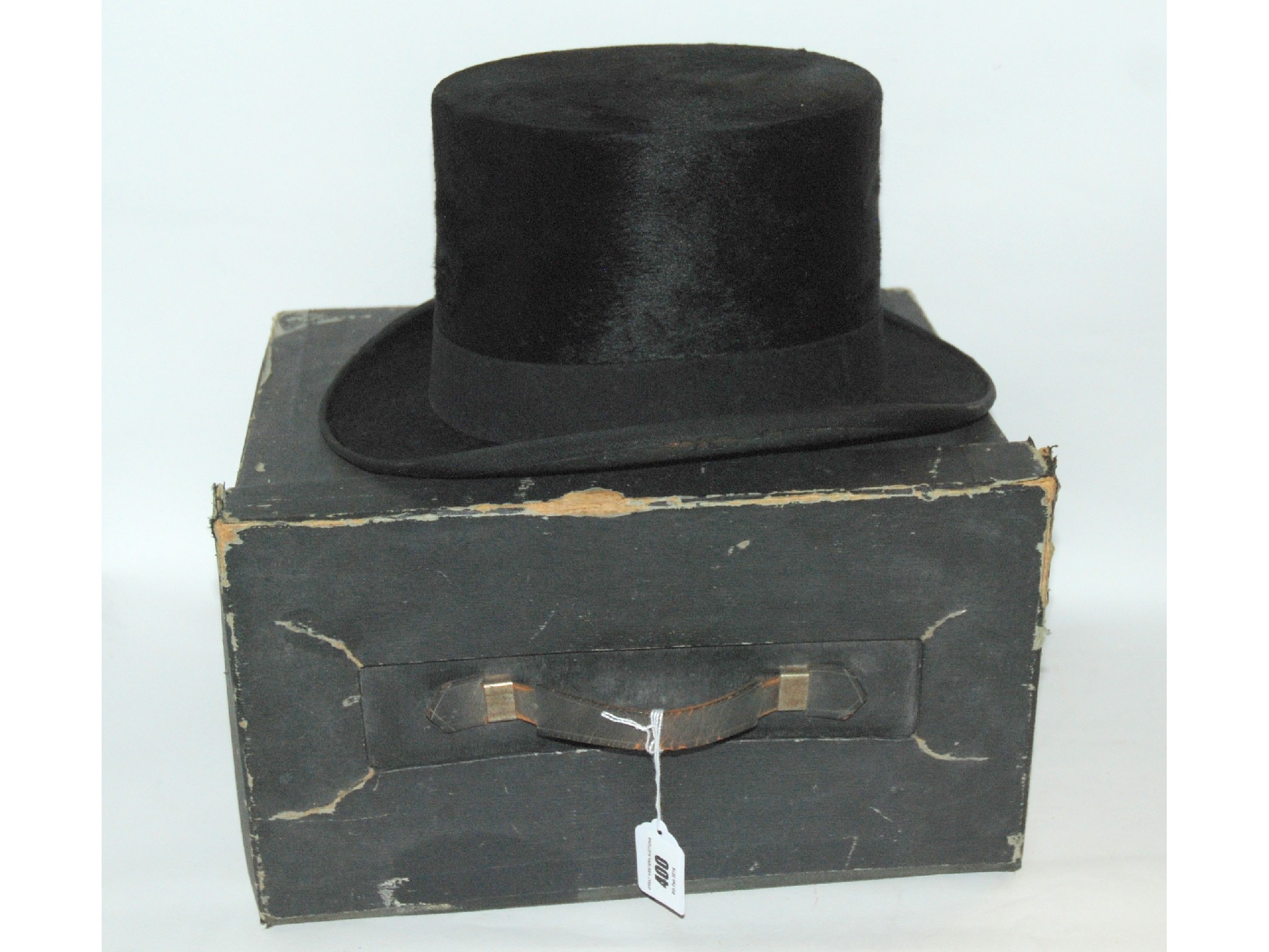 Appraisal: A black felt top hat by Hope Brothers London in