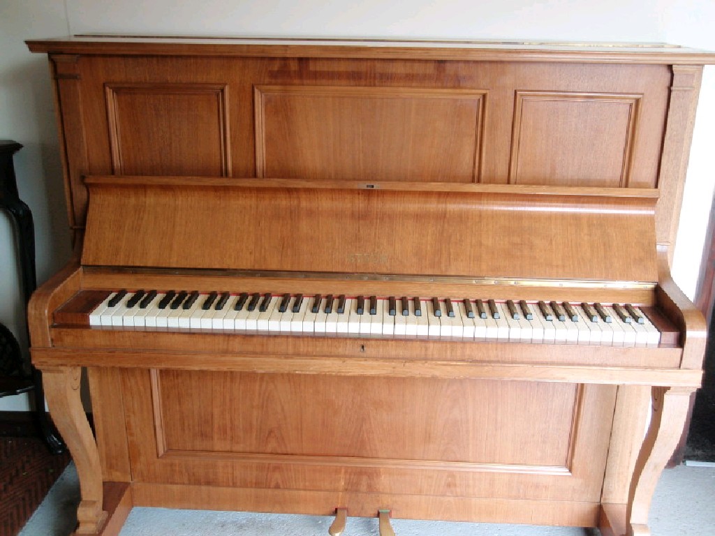 Appraisal: A Steck overstrung upright piano