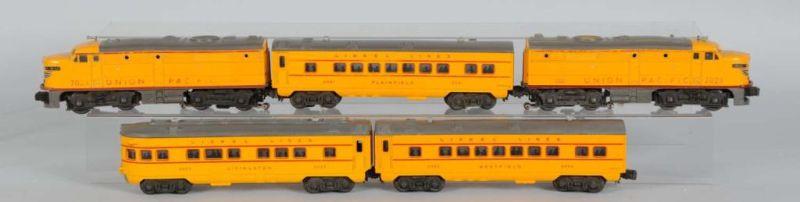 Appraisal: Lionel -Piece O- Union Pacific Anniversary Set Description Post-war O-gauge